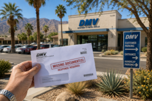Coachella Valley DMV Missing Document Help